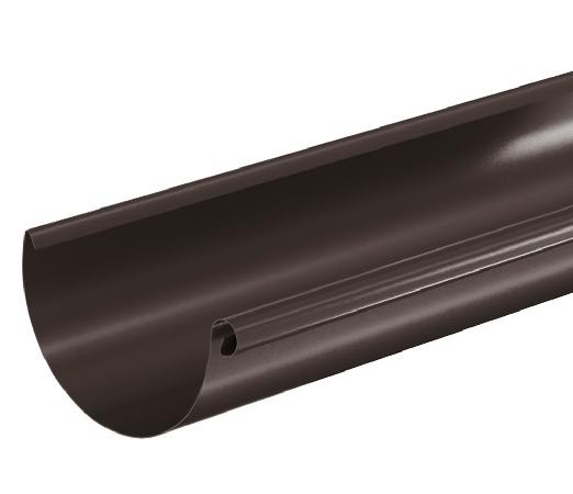 Водосток Aquasistem, система 150/100 - Водосточный желоб 3.00м RR 32 Тёмно Коричневый купить в Кинешме