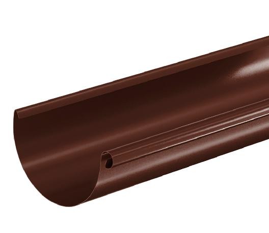 Водосток Aquasistem, система 150/100 - Водосточный желоб 3.00м RAL 8017 Коричневый купить в Кинешме