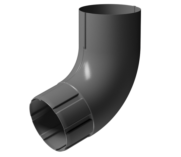 Колено 72° D90 Döcke STAL PREMIUM Графит, (RAL 7024) купить в Кинешме