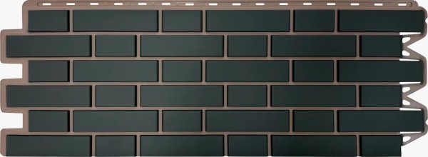 Фасадная панель Альта-Профиль, Кирпич Клинкерный, Графит купить в Кинешме