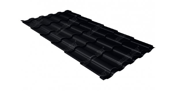 Металлочерепица кредо 0,45 Drap RAL 9005 черный купить в Кинешме