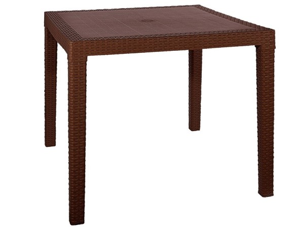 Стол квадратный FIJI Quatro Table Коричневый купить в Кинешме