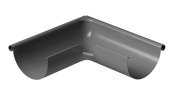 Угол внешний 90° D125 Döcke STAL PREMIUM Графит, (RAL 7024) купить в Кинешме