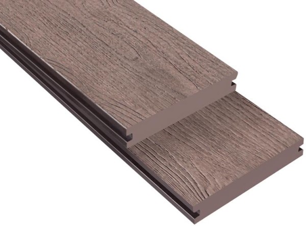 Террасная доска ДПК Outdoor 3D полнотелая NEVADA/CALIFORNIA BROWN коричневая микс купить в Кинешме