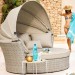 Диван-Трансформер AFINA плетеный из иск. ротанга AFM-325 Beige купить в Кинешме