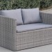 Диван-Трансформер AFINA плетеный из иск. ротанга S330G-W78 Grey купить в Кинешме