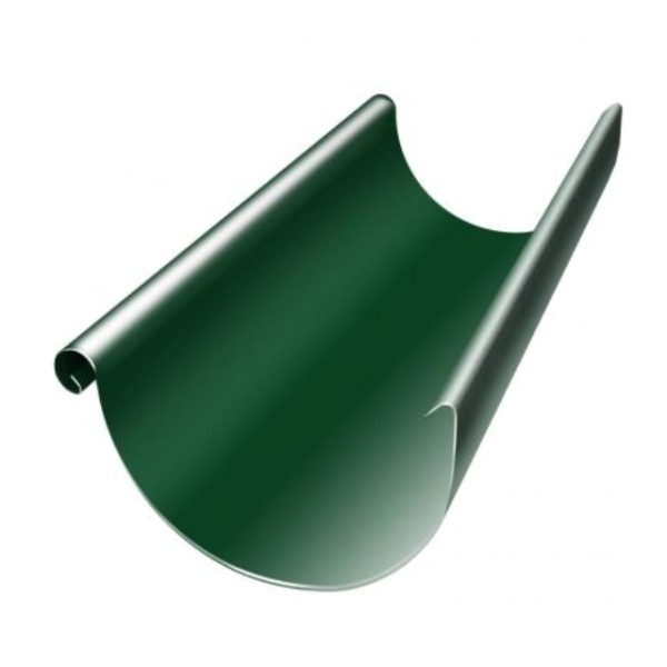 Водосток Grand Line 125x90 – Желоб 3м RAL 6005 купить в Кинешме