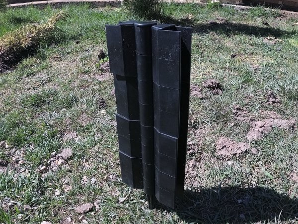 Угловой элемент поворотный, пластиковый от 60° до 300° для доски 300х30 мм из ДПК чёрный Holzhof купить в Кинешме
