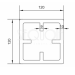 Столб SEQUOIA Evolution 3D WOOD GRAY купить в Кинешме
