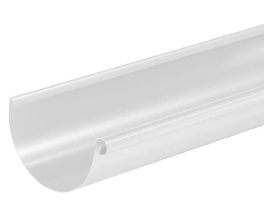 Водосток Aquasistem, система 125x90 - Водосточный желоб 3.00м RAL 9003 Белый купить в Кинешме