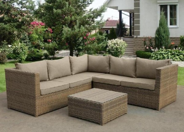 Комплект мебели AFINA плетеной из иск. ротанга YR825B Beige купить в Кинешме