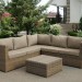 Комплект мебели AFINA плетеной из иск. ротанга YR825B Beige купить в Кинешме