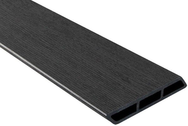 Доска Ромбус 3D ДПК Outdoor STORM BLACK черная купить в Кинешме