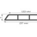 Доска Ромбус 3D ДПК Outdoor STORM GREY серая микс купить в Кинешме