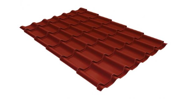Металлочерепица классик 0,5 Satin RAL 3009 оксидно-красный купить в Кинешме