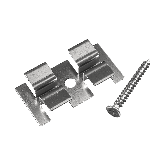 Клипса с саморезом, Grinder шовный монтаж 5 mm купить в Кинешме