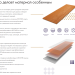 Фибросайдинг DECOVER 3600 x 190 x 8 мм Bordo купить в Кинешме