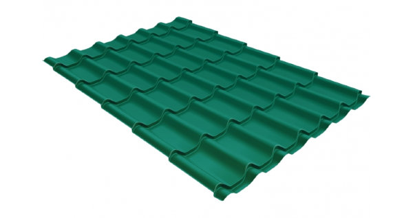 Металлочерепица классик 0,5 Satin RAL 5021 купить в Кинешме