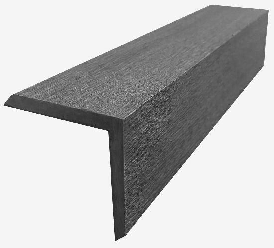 Декоративный угол 50×50 графит купить в Кинешме