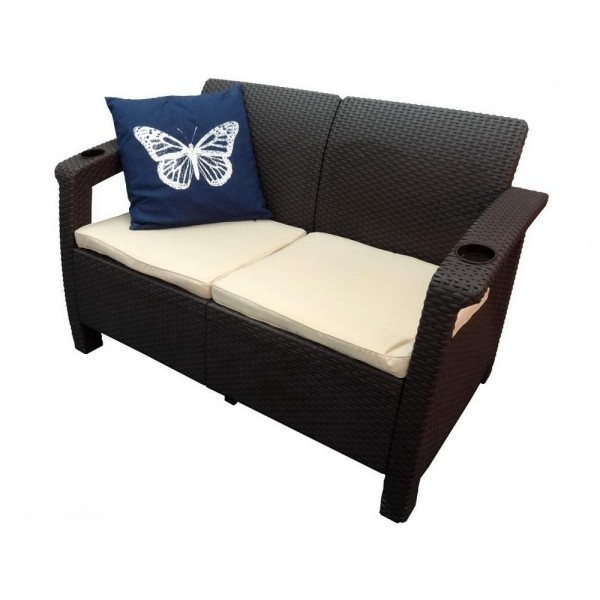 Двухместный диван Yalta Sofa Seаt венге купить в Кинешме