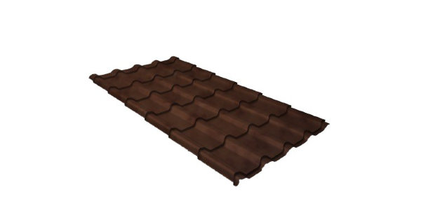 Металлочерепица камея 0,45 Safari Twincolor Brown купить в Кинешме