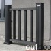 Ограждение из ДПК Outdoor Классик 3D STORM чёрный купить в Кинешме