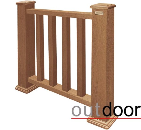 Ограждение из ДПК Outdoor Классик 3D STORM дуб купить в Кинешме