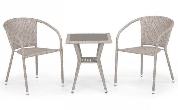 Комплект плетеной мебели AFINA из иск. ротанга T25C/Y137C-W85 Latte 2Pcs купить в Кинешме