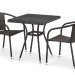 Комплект плетеной мебели AFINA из иск. ротанга T282BNT/Y137C-W53 Brown 2Pcs купить в Кинешме