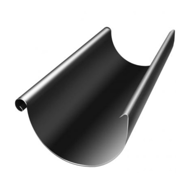 Водосток Grand Line 125x90 – Желоб 3м RAL 9005 купить в Кинешме