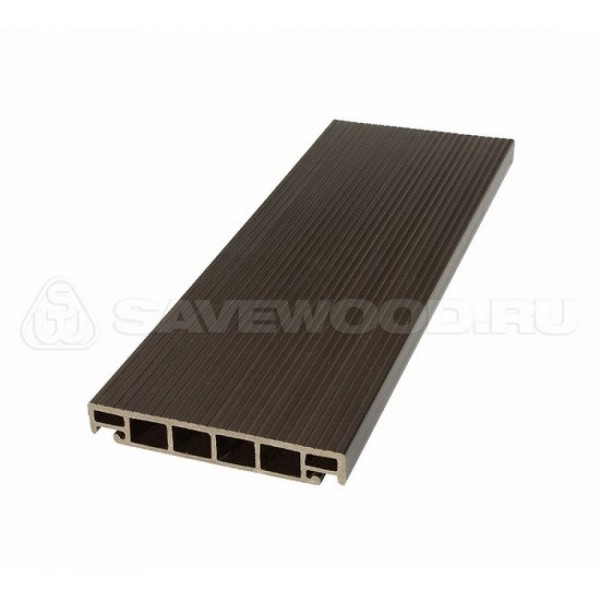 Террасная доска из ДПК SW-Salix «SaveWood» темно-коричневый купить в Кинешме