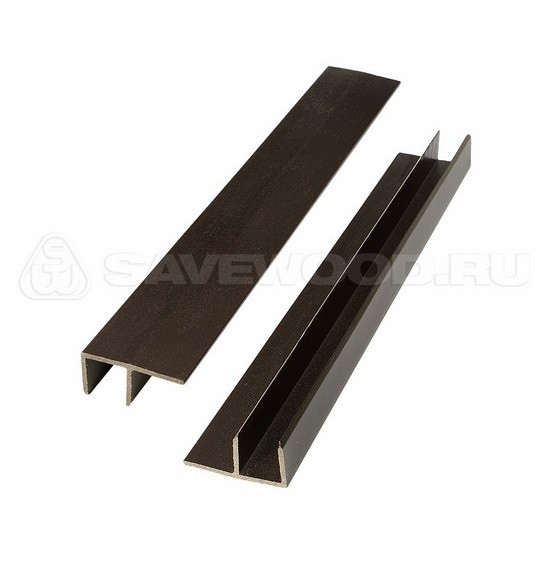 F-профиль ДПК Savewood – Тёмно-коричневый купить в Кинешме