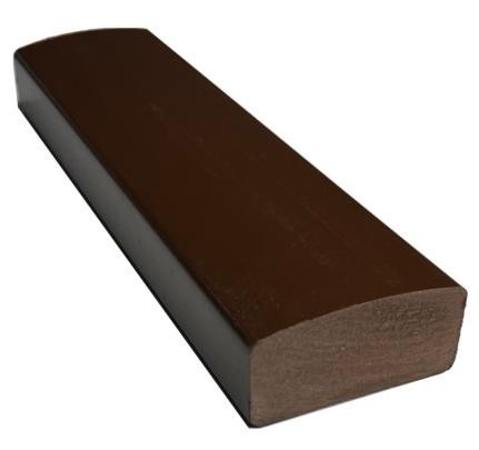Лавочный брус Ecodecking Некст полнотелый глянцевый 70х35 шоколад купить в Кинешме