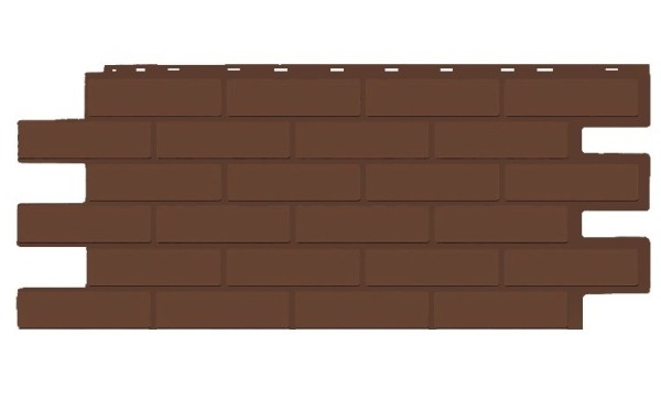 Фасадная панель T-Siding Кирпич Модерн Эко Браун купить в Кинешме