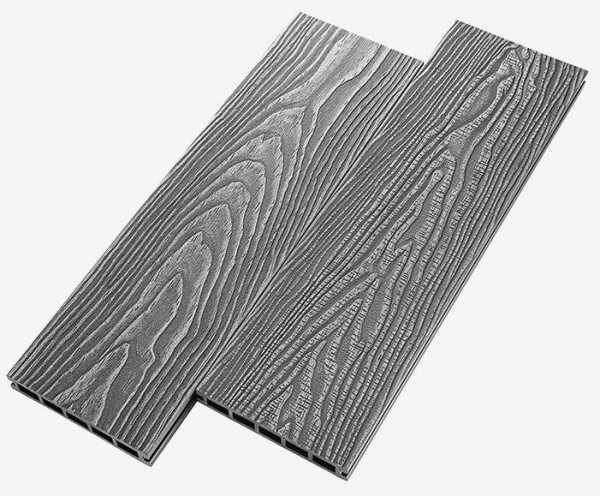 Террасная доска из ДПК RusDecking Unodeck Vintage - Серый купить в Кинешме