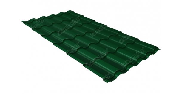 Металлочерепица кредо 0,45 Drap RAL 6005 зеленый мох купить в Кинешме